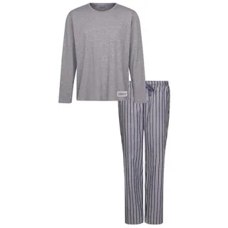 seidensticker Pyjama Set (Oberteil + Hose) 12.120320 grau L (52/54)