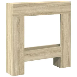 vidaXL Kaminumbauschrank 81 x 18 x 82 cm Sonoma-Eiche