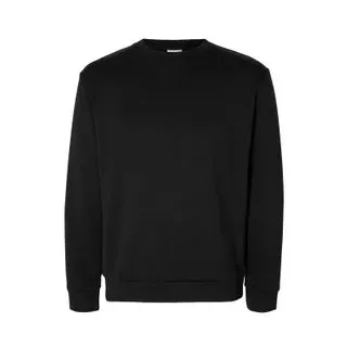 Selected Herren Rundhals Pullover SLHEMANUEL Slim Fit Schwarz 16092573 XXL