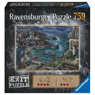 Ravensburger EXIT Puzzle 17365 Das Fischerdorf - 759 Teile Puzzle für Erwachsene und Kinder ab 14 Jahren
