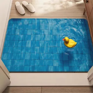 boiszeda 3D Fußmatte Optische Täuschung, Waschbare Kreative Teppich, Illusions-Matte mit Einzigartiges Layout, Personalisierte rutschfeste Pad
