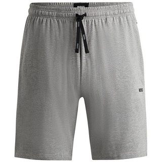 BOSS Pyjamashorts Mix&Match Short CW (1-tlg) kurze Hose aus elastischer Baumwolle grau L