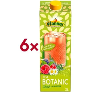 Pfanner Eistee Himbeere, Zitrone 6x 2,0 l