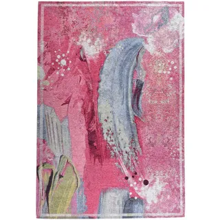 Gino Falcone Cosima-111 Webteppich 130 x 190 cm Rosa/Pink