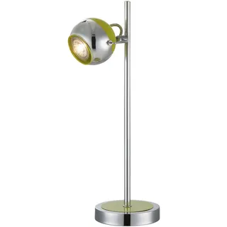 GLOBO Tischlampe Chrom Silber/Grün