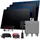 2000 W inkl. DEYE 800 W Wechselrichter + 4 x 500 W Solarmodule