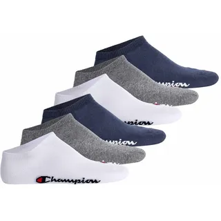 Champion Sneakersocken 6 Paar Blau/Grau/Weiß 43-46