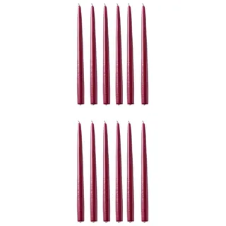 Butlers Zwillingskerze TWIN FLAME 12er-Set in Rot | Gr.: onesize