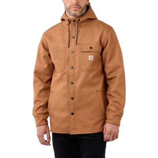 Carhartt Wind & Rain Bonded Shirt Jacket 105022 - oiled walnut heather - L
