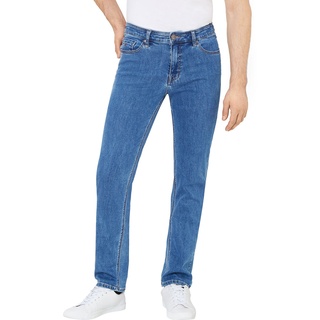 Paddock`s Herren Jeans Ranger Pipe Slim Fit Blau Medium Grau 4904 Tiefer Bund Reißverschluss W 30 L 32