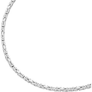 Königskette SMART JEWEL "Königskette massiv, Silber 925" Halsketten Gr. 45 cm, Silber 925 (Sterlingsilber), silberfarben (silber) Damen Königskette Königsketten