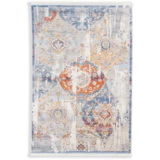 Schöner Wohnen Mystik Orientteppich 160 x 235 cm Blau/Silber