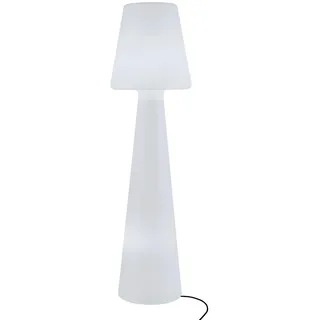 NEW GARDEN Stehleuchte Kunststoff 165 cm 1x LED-Leuchtmittel Transparent/Weiß