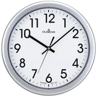 Dugena Wanduhr DUGENA Quarz-Wanduhr 4460647 silberfarben