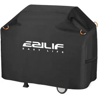 EZILIF Grillabdeckung 147 x 60 x 120 cm Polyester schwarz