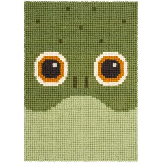 myfelt Wollteppich Kinderteppich Frosch Käthe, Schurwolle