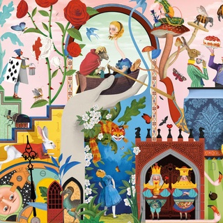 The Alice's Wonderland 1000 Piece Puzzle: A Curiouser and Curiouser Jigsaw Puzzle