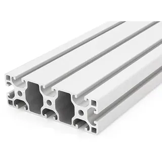 Aluminiumprofil 40x120L I-Typ Nut 8 (leicht), silber eloxiert. Aluminium Profil 40x120 Alu Profil 40 x 120 Montage- Systemprofil 550mm