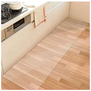 Yiustldd 45x150cm, Transparente Bodenmatten aus PVC für die Küche, Bodenschutzmatten für Stühle, Harte Holzböden/Fliesenböden, rutschfeste, wasserdichte Teppiche