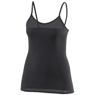 Löffler Spaghetti Top Schwarz/Grau S