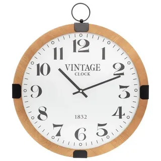 Atmosphera Wanduhr 38 cm 38 Vintage-stil weiß