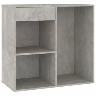 vidaXL Kosmetikschrank Betongrau 80x40x75 cm Holzwerkstoff