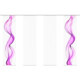 Schiebevorhang , lila/violett , Maße (cm): B: 60 H: 245