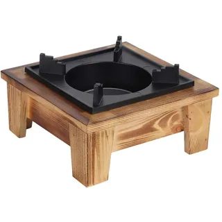 Lwuey Kleiner Tischgrill Kohle, Mini Holzkohlegrill Tisch Kochherd Tragbarer Tischofen Im Korean Japanischen Bbq Grill Für Camping Balkon Garten Holzregal Eisenrost Picknick Terrasse Outdoor Küche
