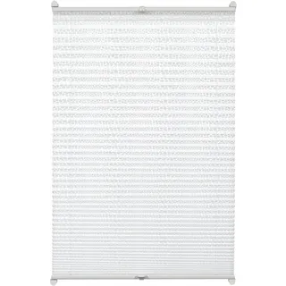 Gardinia 33895 Easyfix Plissee Ausbrenner Dot, 80 x 130, weiß
