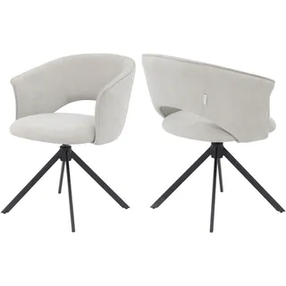 Tom Tailor Armlehnstuhl CURVY ARMCHAIR Stoff beige 2er Set