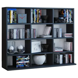 VCM Bücherregal Megosa Mini 102 x 23 x 83 cm Schwarz