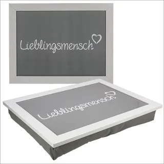 Schwäbische Albumfabrik Kissen-Tablett Lieblingsmensch