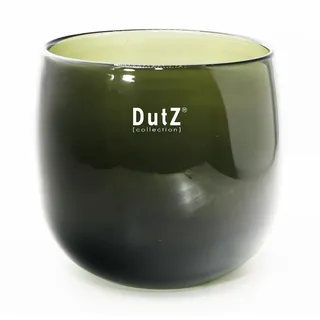 DutZ Collection DutZ Pot | Smoke | Übertopf, Windlicht,Vase| H 11 D 13 cm | mundgeblasenes Glas, 1472983