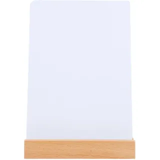 Wiederverwendbare Kreidetafel, Kleine Kreidetafel, Nachrichtentafel Mit Sockel (größe A6)-14.5x11.5x7cm-white