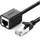 Verlängerungskabel Adapter schwarz LAN-Kabel 200 cm