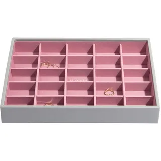 Stackers Grau & Rosa Klassisch Schmuckschatulle Kleinteilfach