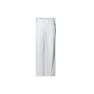 Pyjama-Hose aus Baumwoll-Viskose-Mix mit Streifenmuster, Oliv, 32-34