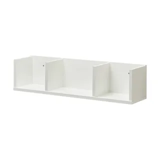 Möbel Kraft CD Hängeregal 75 x 18 x 18 cm Weiß