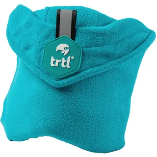 trtl Pillow – Wissenschaftlich belegt super weiches Nacken unterstützendes Reisekissen - Waschmaschinenfest (Aqua Pop, Kind)