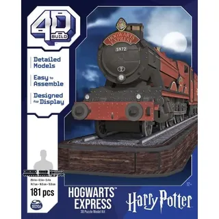 4D Build - Harry Potter, Hogwarts Express, 3D-Puzzle der magischen Eisenbahn ...