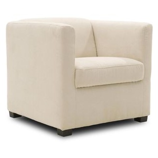 DOMO-Collection Sessel Bob FK, Loungesessel, Stoff, beige
