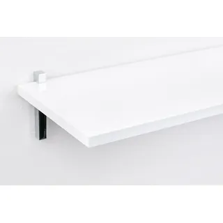 mömax Wandboard 40 x 20 x 5 cm Weiß Hochglanz