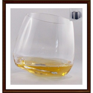 H-BO Glas in Diamantenform Drelio Whisky Whiskey Rum Cognac im edlen Geschenkkarton Gläser