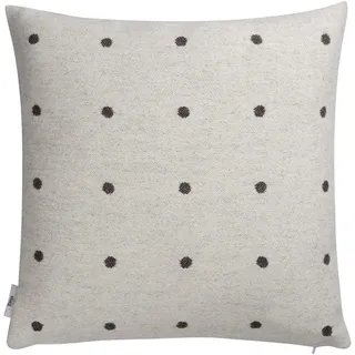 RØROS TWEED - Pastille Kissen - Kissen aus norwegischer Lammwolle - Design von Anderssen & Voll (50 x 50 cm, 106104 - Black and White)