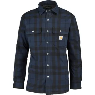 CARHARTT Flanellshirt Sherpa-Lined Blau L
