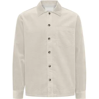 !Solid Langarmhemd beige XXL