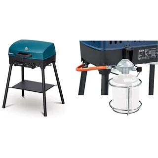 Enders® Camping Gasgrill EXPLORER NEXT PRO & ® KARTUSCHENHALTER-SET für URBAN und EXPLORER, 2092, Grill-Zubehör, Gasgrill BBQ
