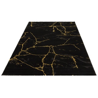Teppich »Juliet«, rechteckig, 96029206-2 black-gold 12 mm