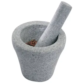GEFU Vesto Mörser mit Stößel Granit Ø 13 cm Grau