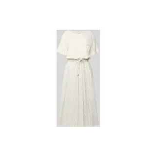 Regular Fit Midikleid mit Brusttasche, Weiss, $listsize[$i].replace('"','"')